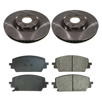 Callahan Brake Parts® - Plain Front Brake Kit