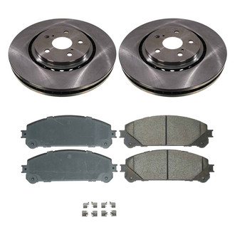Callahan Brake Parts® - Plain Front Brake Kit