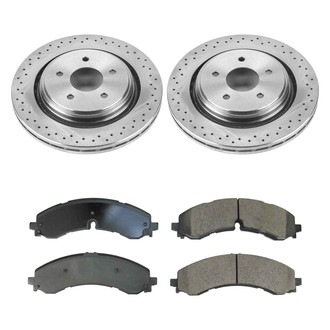Callahan Brake Parts® - Plain Rear Brake Kit