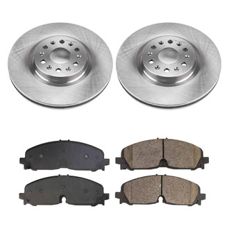 Callahan Brake Parts® - Plain Front Brake Kit