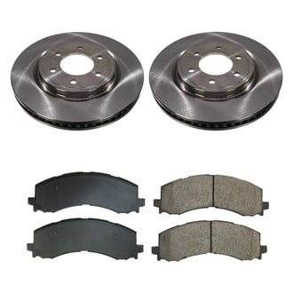 Callahan Brake Parts® - Plain Front Brake Kit