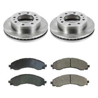 Callahan Brake Parts® - Plain Front Brake Kit