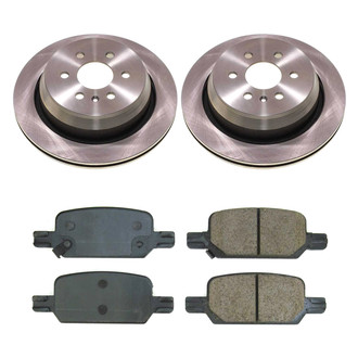 Callahan Brake Parts® - Plain Rear Brake Kit