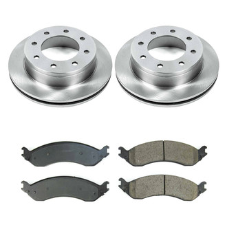 Callahan Brake Parts® - Plain Rear Brake Kit