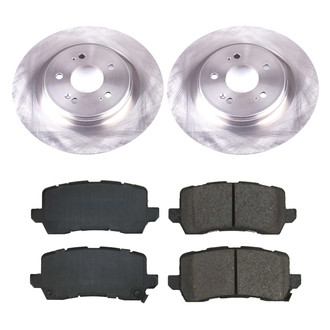 Callahan Brake Parts® - Plain Rear Brake Kit