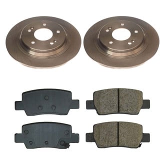 Callahan Brake Parts® - Plain Rear Brake Kit