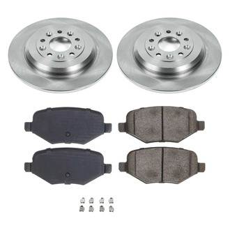 Callahan Brake Parts® - Plain Rear Brake Kit
