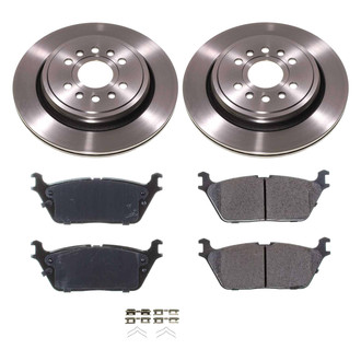 Callahan Brake Parts® - Plain Rear Brake Kit