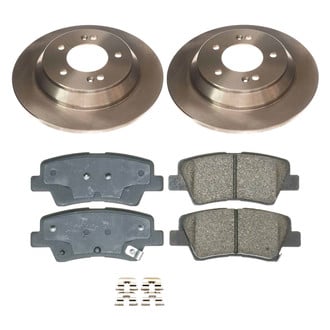 Callahan Brake Parts® - Plain Rear Brake Kit