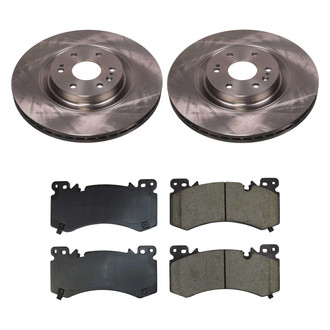 Callahan Brake Parts® - Plain Front Brake Kit