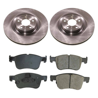 Callahan Brake Parts® - Plain Front Brake Kit