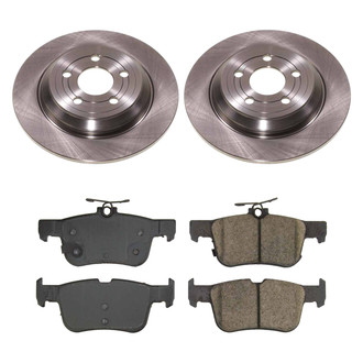 Callahan Brake Parts® - Plain Rear Brake Kit