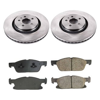 Callahan Brake Parts® - Plain Front Brake Kit