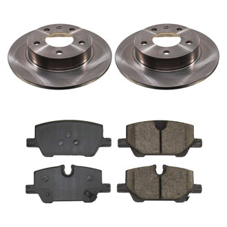 Callahan Brake Parts® - Plain Rear Brake Kit