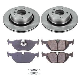 Callahan Brake Parts® - Plain Rear Brake Kit