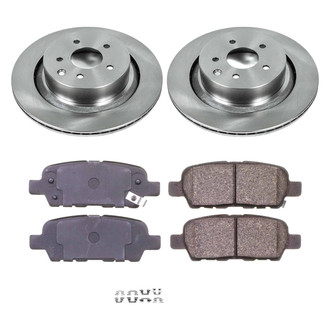 Callahan Brake Parts® - Plain Rear Brake Kit