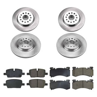 Callahan Brake Parts® - Plain Front and Rear Brake Kit