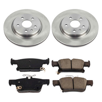 Callahan Brake Parts® - Plain Rear Brake Kit