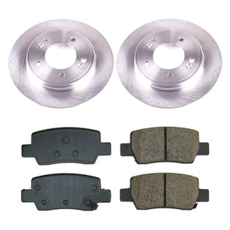 Callahan Brake Parts® - Plain Rear Brake Kit