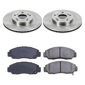 Callahan Brake Parts® - Plain Front Brake Kit