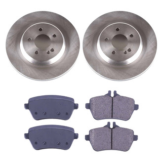 Callahan Brake Parts® - Plain Rear Brake Kit