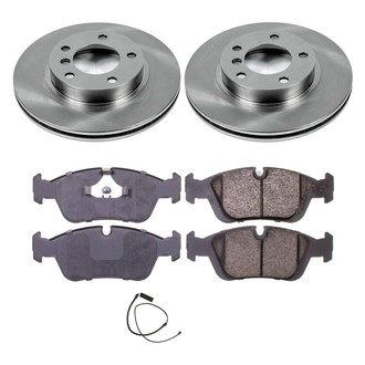 Callahan Brake Parts® - Plain Front Brake Kit