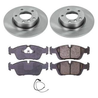 Callahan Brake Parts® - Plain Front Brake Kit