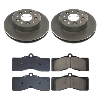 Callahan Brake Parts® - Plain Front Brake Kit