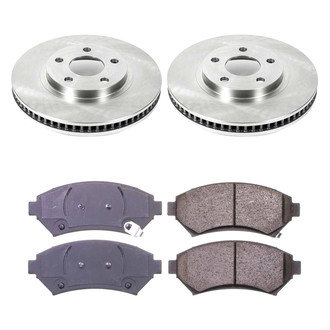 Callahan Brake Parts® - Plain Front Brake Kit