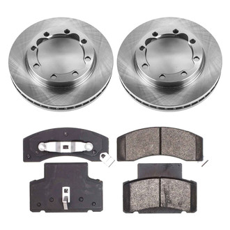 Callahan Brake Parts® - Plain Front Brake Kit