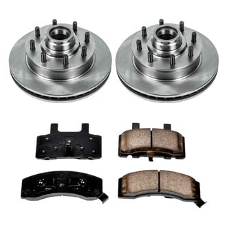 Callahan Brake Parts® - Plain Front Brake Kit