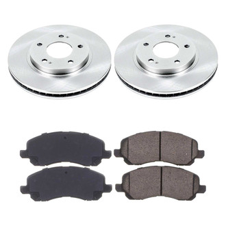 Callahan Brake Parts® - Plain Front Brake Kit