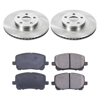 Callahan Brake Parts® - Plain Front Brake Kit