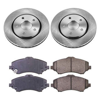 Callahan Brake Parts® - Plain Front Brake Kit