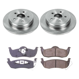 Callahan Brake Parts® - Plain Rear Brake Kit