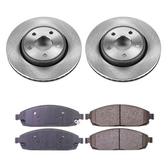 Callahan Brake Parts® - Plain Front Brake Kit