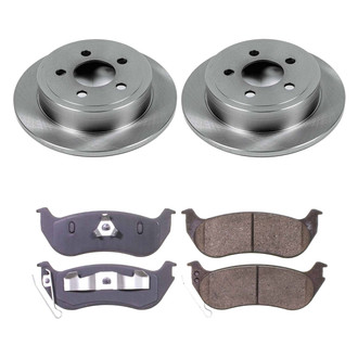 Callahan Brake Parts® - Plain Rear Brake Kit