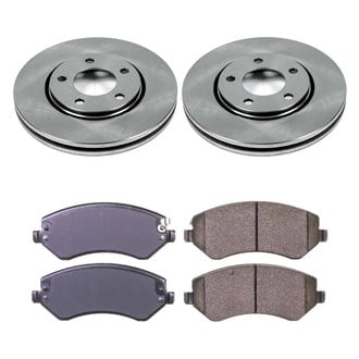 Callahan Brake Parts® - Plain Front Brake Kit