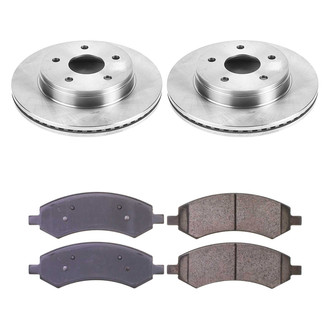 Callahan Brake Parts® - Plain Front Brake Kit