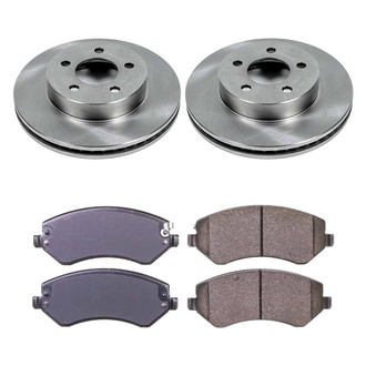 Callahan Brake Parts® - Plain Front Brake Kit