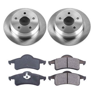 Callahan Brake Parts® - Plain Rear Brake Kit