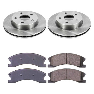 Callahan Brake Parts® - Plain Front Brake Kit