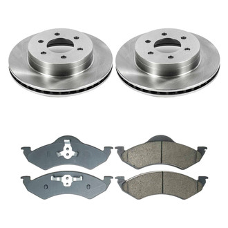 Callahan Brake Parts® - Plain Front Brake Kit