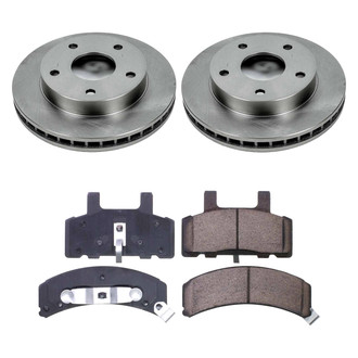 Callahan Brake Parts® - Plain Front Brake Kit