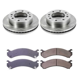 Callahan Brake Parts® - Plain Front Brake Kit