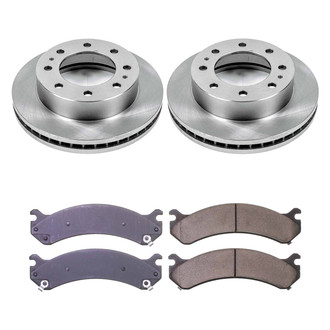 Callahan Brake Parts® - Plain Front Brake Kit