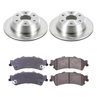 Callahan Brake Parts® - Plain Rear Brake Kit