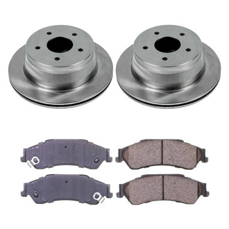 Callahan Brake Parts® - Plain Rear Brake Kit