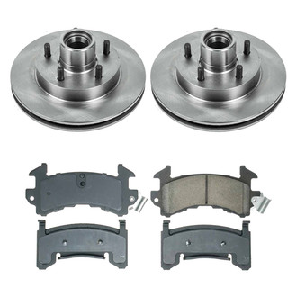 Callahan Brake Parts® - Plain Front Brake Kit