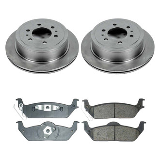 Callahan Brake Parts® - Plain Rear Brake Kit